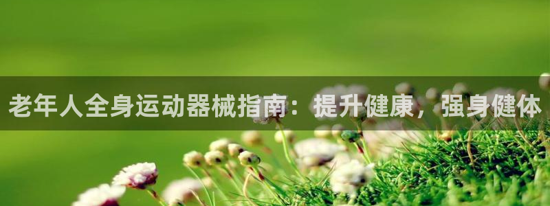 尊龙在线登录官网：老年人全身运动器械指南：提升健康，